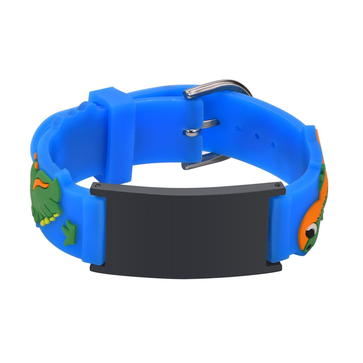 Personalized Cartoon Medical Alert Identification Silicone Bracelet for Kids