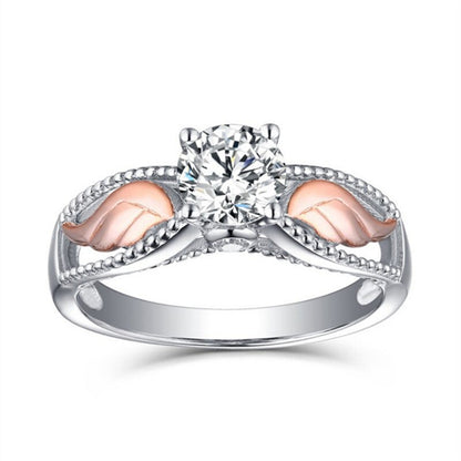 Attractive Charm Silver Wing Ring