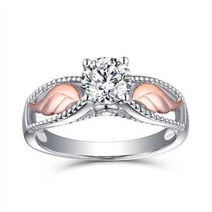 Attractive Charm Silver Wing Ring