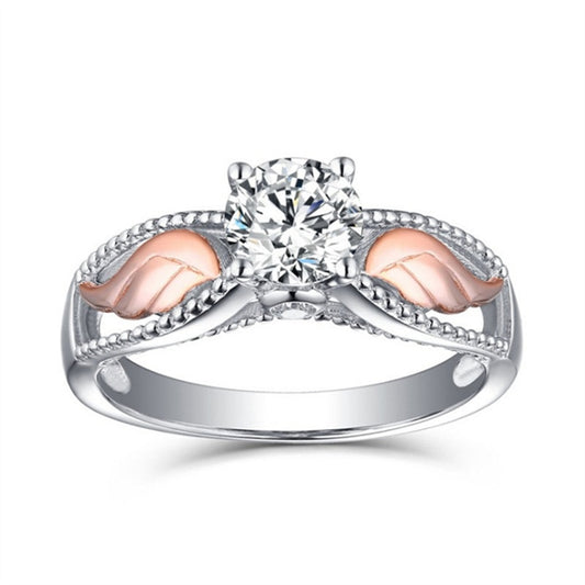 Attractive Charm Silver Wing Ring